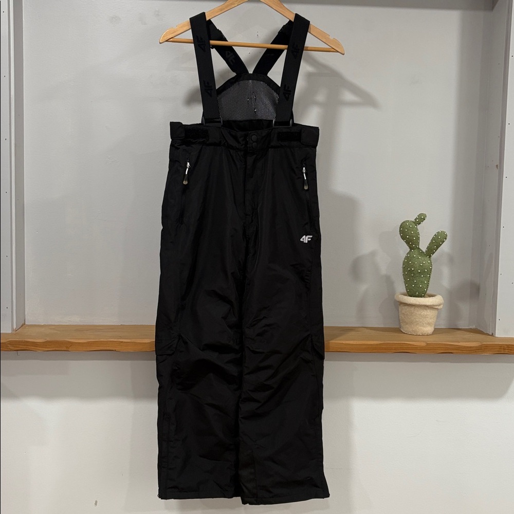 Ski 4F Insulated Snow Black Boy’s  Pants, Size 12
